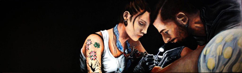 Peinture des tatoueurs
